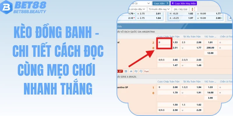 Kèo Đồng Banh - Chi Tiết Cách Đọc Và Mẹo Chơi Nhanh Thắng